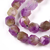 Dyed Natural White Jade Beads Strands G-T139-8mm-45P-4