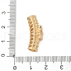 Brass Tube European Beads KK-G532-05B-G-3