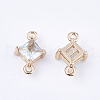 Transparent Glass Links connectors GLAA-T007-14G-2