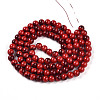 Baking Painted Glass Beads Strands DGLA-N012-8mm-10-2