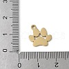 304 Stainless Steel Pendants STAS-E501-01G-01-4