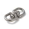 Non-Tarnish 304 Stainless Steel 8 Shape Swivel Clasps STAS-S127-03P-02-2