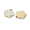 201 Stainless Steel Rhinestone Pendants STAS-V005-05G-02-2
