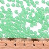 6/0 Imitation Jade Glass Seed Beads SEED-T006-04A-10-4