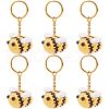  DIY 3D Bee Charm Keychain Making Kit DIY-NB0007-27-1