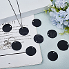 SOFPLATE 25Pcs Aluminum Pendants FIND-SP0002-55B-B-4