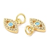 Eco-Friendly Brass Micro Pave Cubic Zirconia Charms ZIRC-F083-018G-01-RS-3
