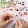 CHGCRAFT 30Pcs 15 Colors Handmade Porcelain Beads PORC-CA0001-21-4
