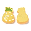 Opaque Resin Fruit Cabochons RESI-G072-02D-1