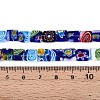 Handmade Millefiori Lampwork Beads Strands LAMP-T021-30A-4