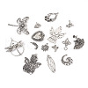 Kissitty 30Pcs 15 Style Tibetan Style Alloy Pendants FIND-KS0001-26-12