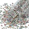 300Pcs Faceted Electroplated Glass Beads Strands GLAA-YW0003-38-4