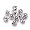 Tibetan Style Alloy Flower Beads X-TIBEP-GC190-AS-RS-1