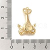 Brass with Shell Fold Over Clasps KK-H480-41G-3