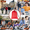 Polyester Drawstring Bag ABAG-WH0031-41B-5