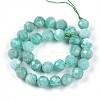 Natural Amazonite Beads Strands G-S345-6mm-25-3