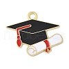 School Supplies Alloy Enamel Pandants FIND-M083-03F-G-1
