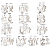 304 Stainless Steel Letter Pendants STAS-CJ0001-42-3