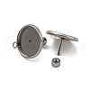 Tarnish Resistant 201 Stainless Steel Stud Earrings Findings STAS-K279-01E-P-1