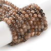 Natural Black Sunstone Beads Strands G-U009-A01-01-2