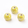 Handmade Porcelain Beads PORC-D001-12mm-16-2