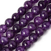 Natural Quartz Beads Strands G-R479-8mm-07-1