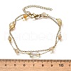304 Stainless Steel Multi-strand Link Bracelets BJEW-Z083-01G-01-5