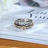 Zinc Alloy Spinner Rings for Women FS-WGC1941-01-2