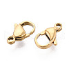 304 Stainless Steel Lobster Claw Clasps STAS-T065-12mm-34G-2