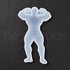 Muscular Man Shape Food Grade Silhouette Silicone Lollipop Molds DIY-D069-11-4