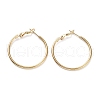 Ring 304 Stainless Steel Hoop Earrings for Women Men EJEW-B049-02B-G-1