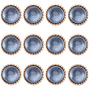 Gorgecraft 12Pcs ABS Plastic Shank Buttons BUTT-GF0003-47A-1