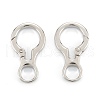 Zinc Alloy Spring Gate Rings PALLOY-L233-04A-P-2