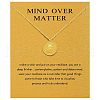 Friendship Brass Pendant Necklaces FS-WGE2002-08-1
