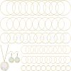 CHGCRAFT 240Pcs 6 Style Brass Linking Rings KK-CA0001-93-1