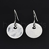 Natural Quartz Crystal Dangle Earrings EJEW-C119-01P-06-2