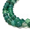 Natural Green Onyx Agate(Dyed & Heated) Beads Strands G-G203-02C-4