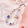 Resin & Acrylic Mobile Straps HJEW-WH20012-06-4