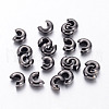 Brass Crimp Beads Covers X-KK-H290-NFB-NF-1