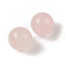 Natural Rose Quartz No Hole Sphere Beads G-K353-04B-01-2