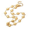 304 Stainless Steel Conch Shell Shape Link Chain Necklaces for Women NJEW-Z080-03G-2