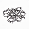 Tibetan Style Alloy Toggle Clasps K0P3A022-2