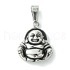 PVD Vacuum Plating 304 Stainless Steel Pendants STAS-L275-19AS-1