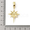 Brass Micro Pave Cubic Zirconia Pendants KK-U047-11G-3