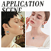   DIY Leaf Drop Earring Making Kit DIY-PH0006-38-5
