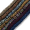 Electroplated Synthetic Non-magnetic Hematite Beads Strands G-H020-M01-1