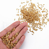 Plated Glass Bugle Beads X-SEED-S046-01A-22B-5