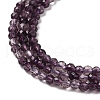Transparent Glass Beads Strands GLAA-H027-01A-4