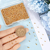SOFPLATE Rack Plating and PVD Vacuum Plating Brass Round Spacer Beads FIND-SP0002-24B-3