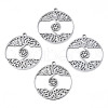 Non-Tarnish 201 Stainless Steel Pendants STAS-N098-041M-1